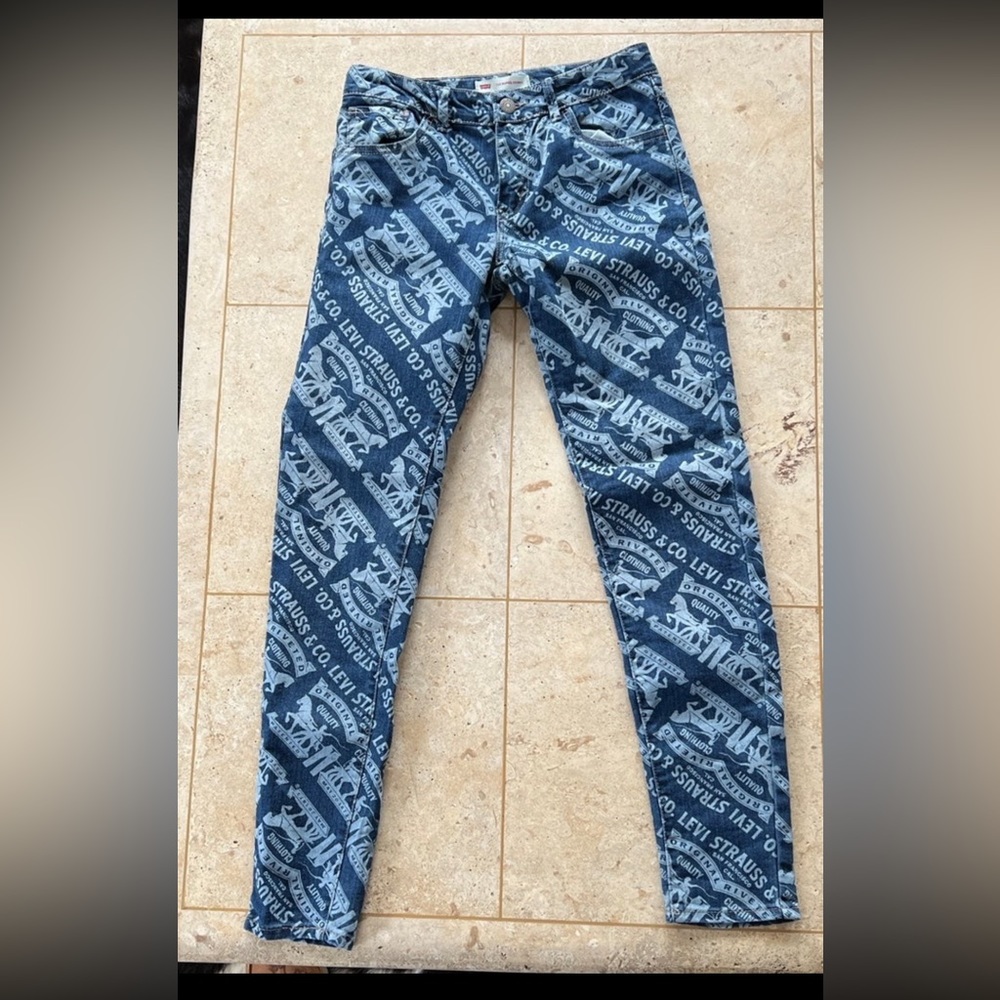 Levi’s Jeans Kids 710 Super Skinny Size 14 Regular